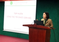 Tập huấn quy trình giải quyết công việc tổ chức cán bộ