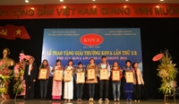 Sinh viên Học viện Nông nghiệp Việt Nam vinh dự nhận học bổng KOVA năm 2014