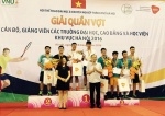 Giải quần vợt cán bộ, giảng viên các trường đại học, cao đẳng và học viện khu vực Hà Nội 2016