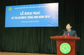 Olympic tiếng Anh sinh viên cấp Học viện năm 2016