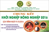 Khởi nghiệp Nông nghiệp 2016 Tăng tốc về đích