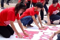Sinh viên Học viện Nông nghiệp Việt Nam tham gia chương trình Ngày hội các câu lạc bộ, nhóm tình nguyện