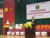 Học viện Nông nghiệp Việt Nam thăm hỏi, tặng quà thương binh, bệnh binh nặng tại Phú Thọ