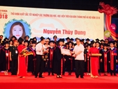 Hai nữ sinh của Học viện được vinh danh tại Văn miếu Quốc Tử Giám