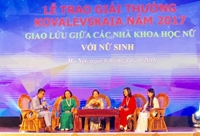 Giải thưởng Kovalevskaia nơi vinh danh các nhà khoa học nữ và chắp cánh ước mơ khoa học cho nữ sinh Học viện Nông nghiệp Việt Nam