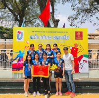 Đội bóng chuyền nữ sinh viên Học viện đạt huy chương đồng trong giải bóng chuyền sinh viên các trường ĐH, Học viện và CĐ tại Hà Nội năm 2019