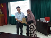 Chia sẻ học thuật với học giả đến từ Indonesia