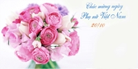 Thư chúc mừng Ngày Phụ nữ Việt Nam 20 10