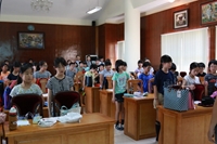 Khóa học ngoại khóa tại Học viện Nông nghiệp Việt Nam, của trường Việt Nhật Hà Nội