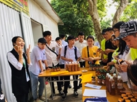 Gần 250 học sinh trường THPT Nhữ Văn Lan, Hải Phòng đến tham quan, trải nghiệm tại Học viện Nông nghiệp Việt Nam