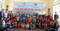 Chương trình “Chung sức cùng cộng đồng- Kết nối yêu thương” cho học sinh tiểu học tại xã Dìn Chin, huyện Mường Khương, tỉnh Lào Cai