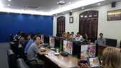 Nhóm Nghiên cứu mạnh về chế biến và bảo quản sản phẩm có nguồn gốc động vật làm việc với chuyên gia đến từ Rumani