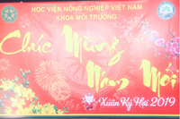 Khoa Môi trường đón Xuân mới - Khí thế mới - Niềm tin mới