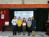 Hội nghị Tổng kết Nghiên cứu khoa học của Sinh viên khoa Môi trường năm 2016