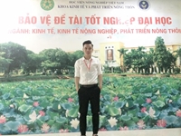 Bảo vệ khóa luận tốt nghiệp đại học sinh viên khóa 58 đợt 2 khoa kinh tế và phát triển nông thôn