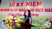 Lễ kỷ niệm 36 năm ngày Nhà giáo Việt Nam 20 11 1982 - 20 11 2018