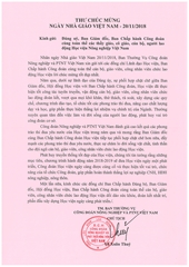 Thư chúc mừng ngày Nhà giáo Việt Nam 20 11 2018