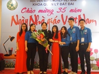 Khoa Quản lý đất đai tổ chức lễ kỷ niệm ngày Nhà giáo Việt Nam 20 11