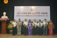 Lễ công bố các quyết định bổ nhiệm chức vụ trưởng, phó các đơn vị nhiệm kỳ 2016 - 2021