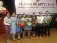 Lễ bổ nhiệm chức vụ Phó Giám đốc Trung tâm Đảm bảo chất lượng