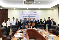 MOU signing ceremony to develop international financial services with Kyodai Remittance Japan and Vietnam Agribank, Dong Da Branch