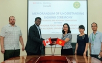 Memorandum of Understanding between the Canadian Food Inspection Agency and Vietnam National University of Agriculture on research cooperation in animal diseases signed