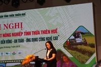 Vietnam National University of Agriculture attended the conference on Thua Thien Hue towards the sustainable - safe - high technology agricultural development”