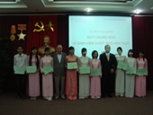 Lễ trao học bổng quỹ Kitano - Nhật Bản và học bổng Chung Soo – Hàn Quốc năm học 2011 – 2012