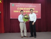 Lễ công bố quyết định thành lập Ban Quản lý đào tạo