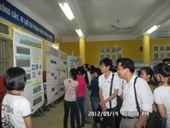 Lễ báo cáo kết quả thực tập tốt nghiệp cho sinh viên khóa 53 khoa Công nghệ Sinh học dưới dạng poster