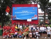 Khai mạc giải bóng đá nữ sinh viên truyền thống năm 2012