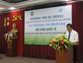Hội thảo quốc tế “Chiến lược nghiên cứu phát triển lúa lai ứng phó với biến đổi khí hậu toàn cầu”