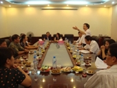 Gặp mặt các cán bộ hưu quý II năm 2012