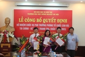 Lễ công bố Quyết định bổ nhiệm lãnh đạo phòng Tổ chức Cán bộ, phòng Thanh tra, Khảo thí và Đảm bảo chất lượng, phòng Tài chính Kế toán