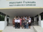 Tăng cường trao đổi cán bộ, sinh viên giữa khoa CN NTTS với Đại học Kasetsart Thái Lan