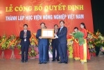 Lễ công bố Quyết định thành lập Học viện Nông nghiệp Việt Nam