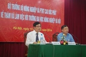 Học viện Nông nghiệp Việt Nam phải sánh tầm khu vực