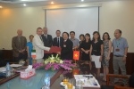 Trường Đại học Cork thăm và làm việc tại Học viện Nông nghiệp Việt Nam
