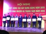 Hội nghị tổng kết công tác năm 2015 và phương hướng, nhiệm vụ năm 2016 của Đảng ủy Khối các trường đại học, cao đẳng Hà Nội