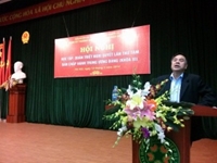 Đảng bộ trường ĐH Nông nghiệp Hà Nội tổ chức Hội nghị Quán triệt Nghị quyết Trung ương 8 Khóa XI và Giới thiệu những nội dung cơ bản của Hiến pháp năm 2013