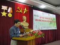 Hội thảo chuyên đề “Cập nhật những ứng dụng Công nghệ sinh học tại Việt nam và trên Thế giới”