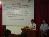 Khai mạc khoá học về Nông nghiệp Việt Nam cho sinh viên ĐH khoa học sự sống Prague-CH Séc