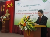 Hội nghị Ban điều hành AUAP lần thứ 32 cùng Diễn đàn Học tập và chia sẻ về “Hội nhập ASEAN 2015 – Vai trò của các trường đại học”
