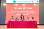 Hội nghị đối thoại giữa lãnh đạo Học viện với đại diện sinh viên, học viên cao học và nghiên cứu sinh năm học 2019-2020