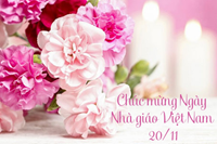 Thư chúc mừng ngày Nhà giáo Việt Nam 20 11 2019