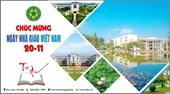 Thư chúc mừng Ngày Nhà giáo Việt Nam - 20 11 của Đảng ủy, Hội đồng Học viện, Ban Giám đốc