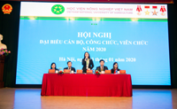 Hội nghị đại biểu cán bộ, công chức, viên chức Học viện Nông nghiệp Việt Nam năm 2020