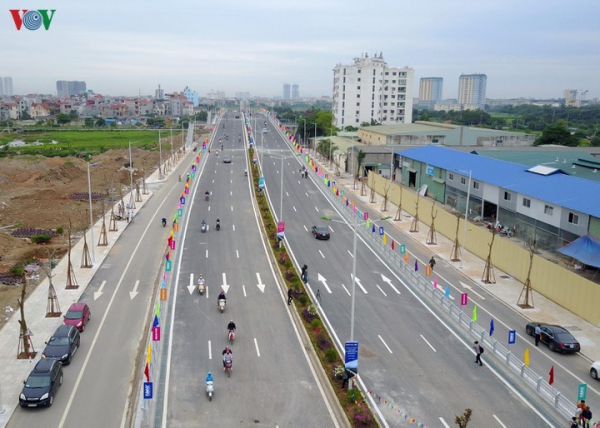 Tuyến đường Trần Hữu Dực – thành phố Hà Nội (nguồn: VOV)  