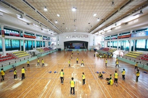 Trung tâm Giáo dục Thể chất và Thể thao, diện tích hơn 5.000 m2