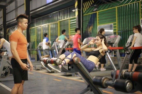 Phòng tập gym với những thiết bị chuyên nghiệp